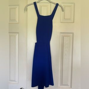 Blue mini dress